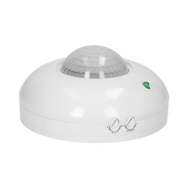 Czujnik ruchu 360st. IP20, 1200W, biały