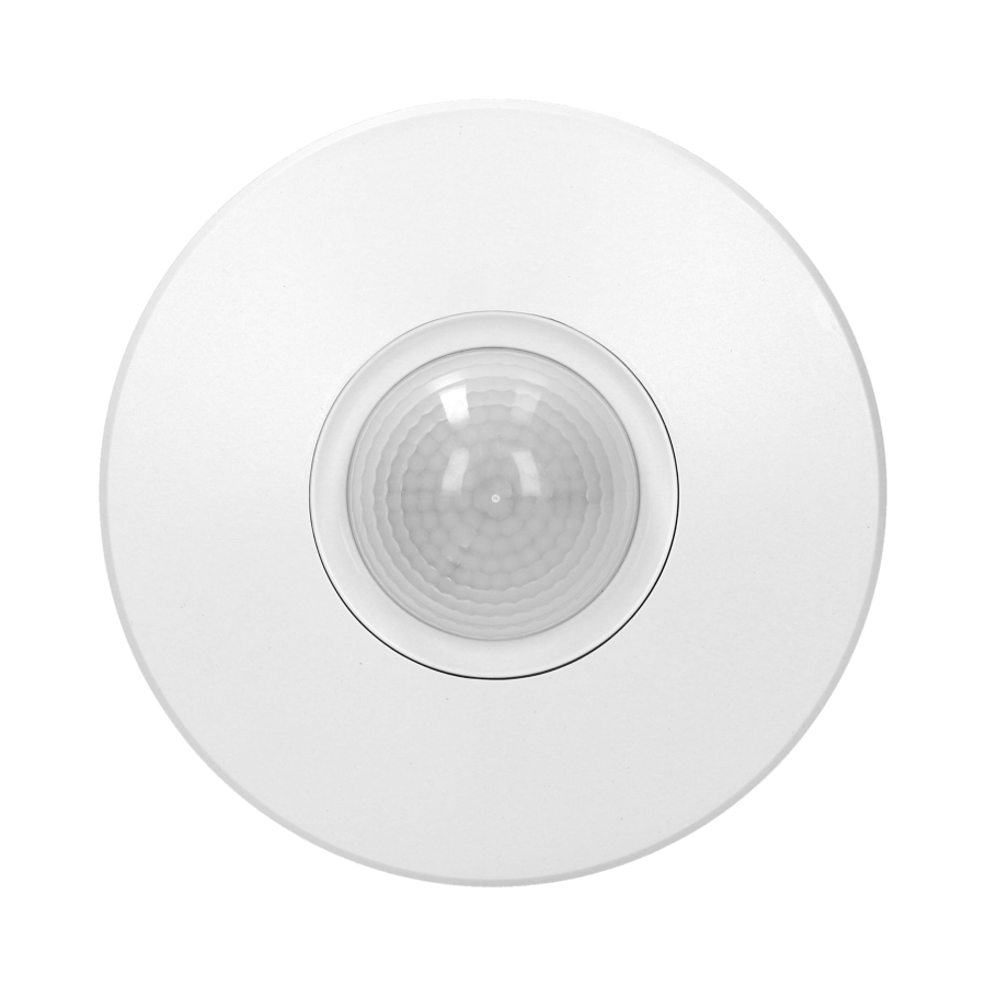 PIR motion sensor with 3 detectors, IP 20