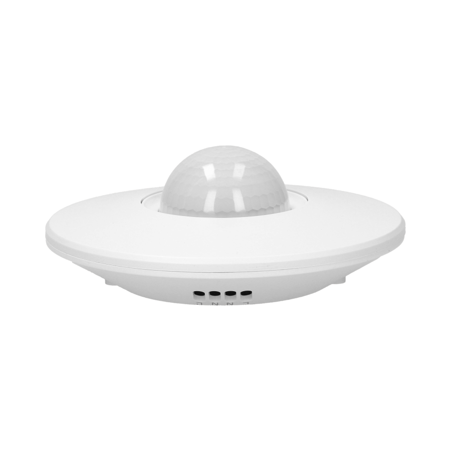 PIR motion and presence sensor 360°,IP20, 2000W, 3 sensors, white