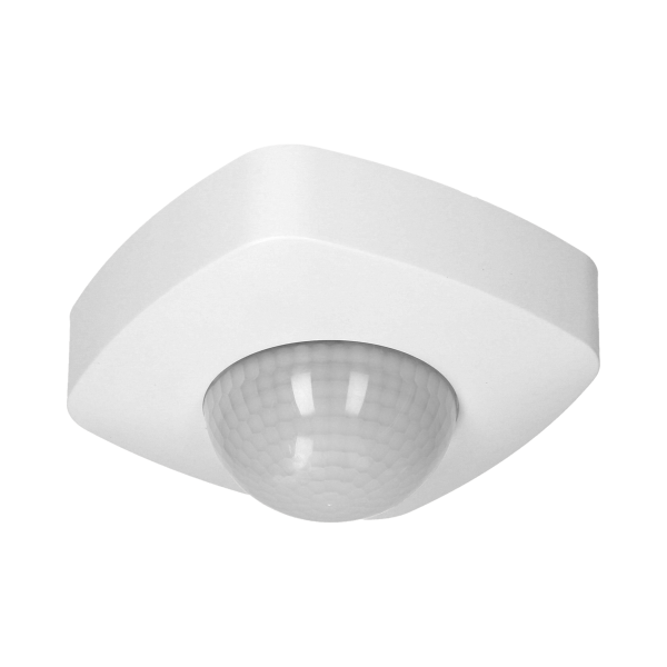 PIR motion and presence sensor 360°, IP20, 2000W, 3 sensors, white