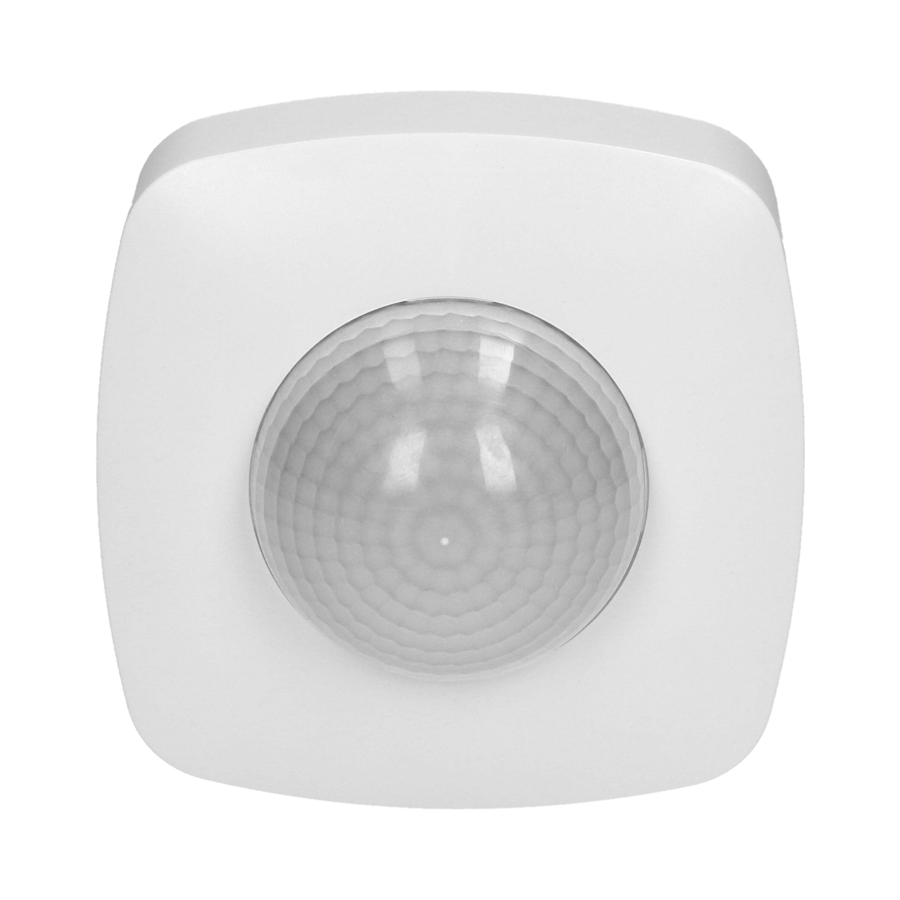 PIR motion and presence sensor 360°, IP20, 2000W, 3 sensors, white