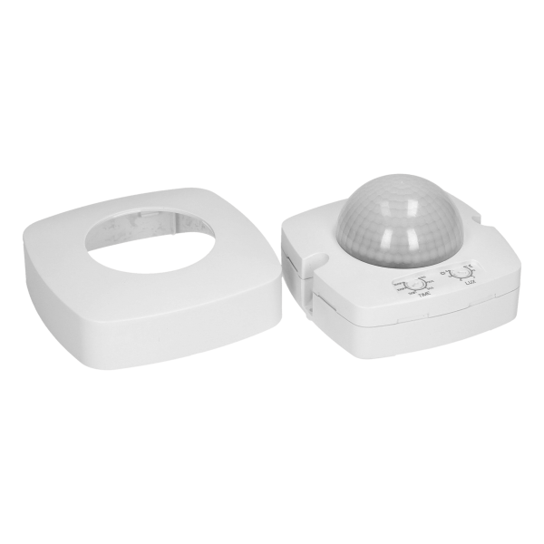 Czujnik ruchu i obecności 360°, IP20, 2000W, 3 sensory, biały