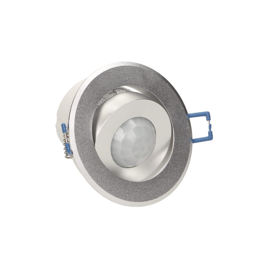 Czujnik ruchu 360st. IP20, 1200W, aluminium, do sufitów podwieszanych, regulacja położenia sensora