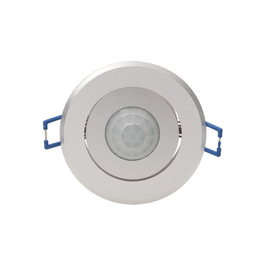 Czujnik ruchu 360st. IP20, 1200W, aluminium, do sufitów podwieszanych, regulacja położenia sensora