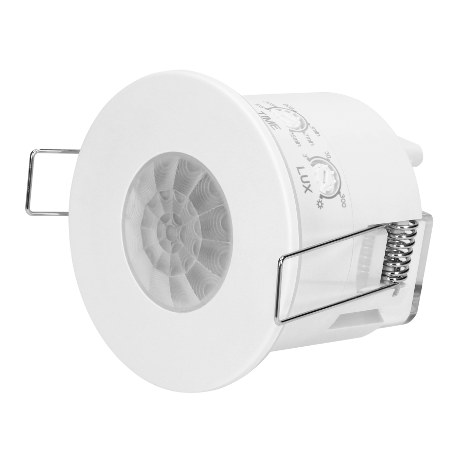 Flush-mounted motion sensor 360°, IP65, 1200W