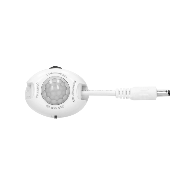 Czujnik ruchu do paska LED 120st., 12V, max LED 60W, funkcja przyciemniania