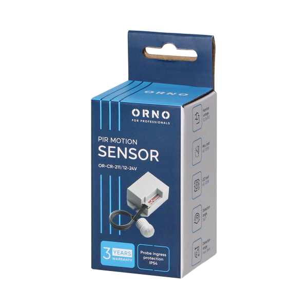 PIR motion sensor 360° with external probe