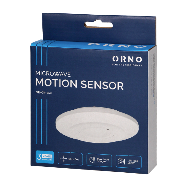 Ultra flat microwave sensor 360°