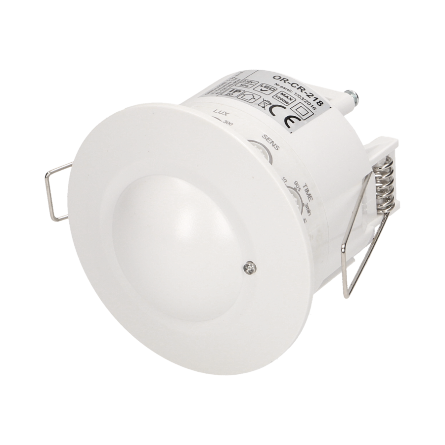 Mikrofalowy czujnik ruchu do sufitów podwieszanych, IP20, 1200W