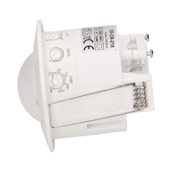 Flush mounted microwave sensor 360°