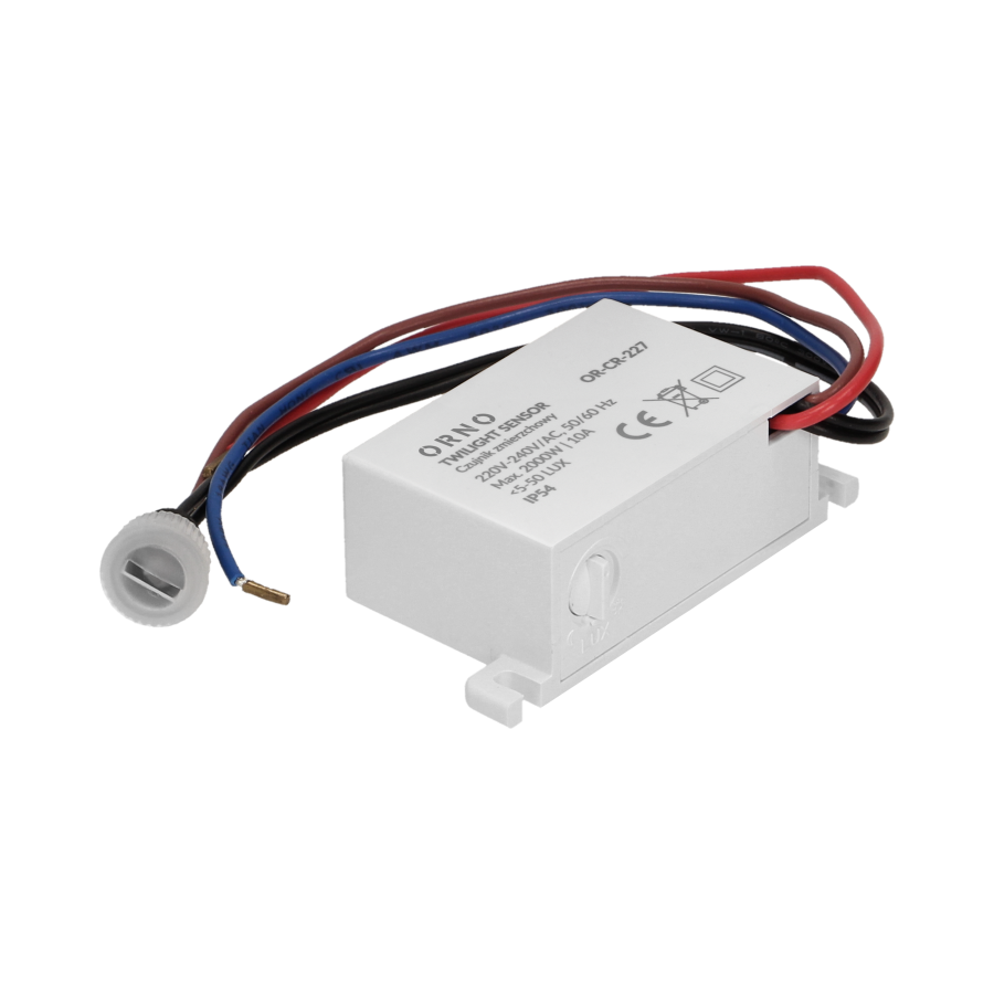 Mini twilight sensor with external probe, IP54
