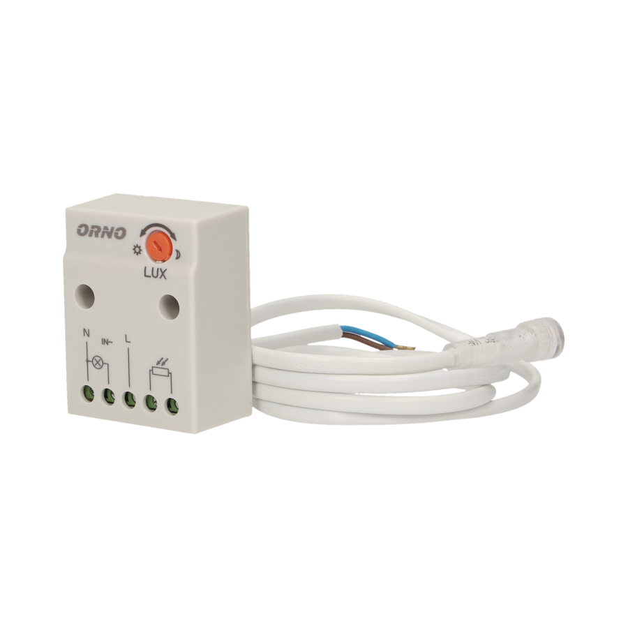 Czujnik zmierzchowy z hermetyczną zewnętrzną sondą, IP65, 2300W