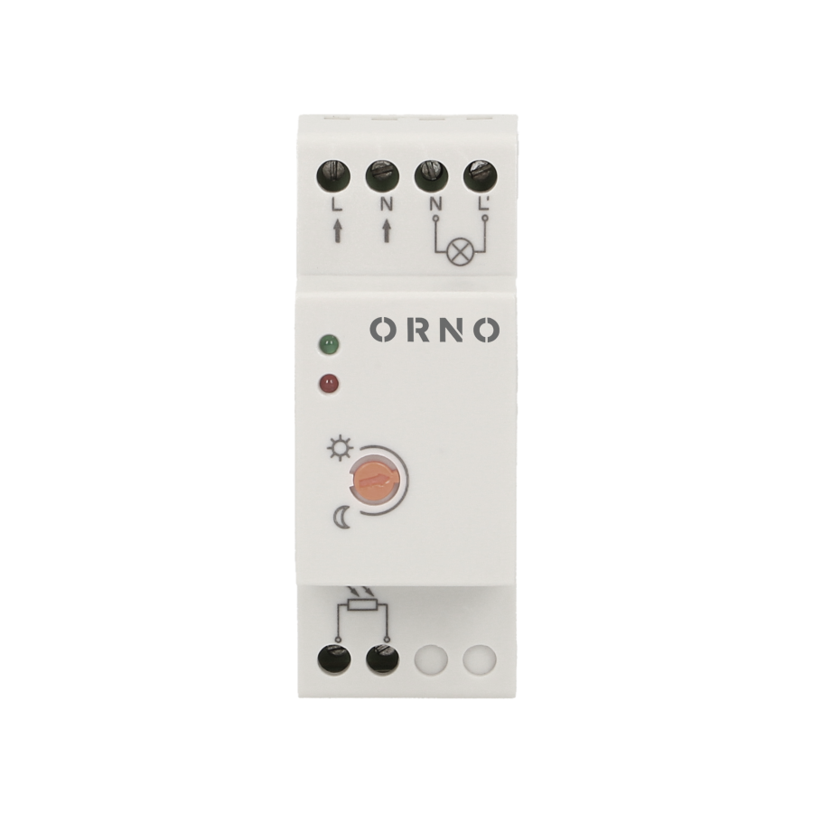 DIN twilight sensor with external probe, IP65