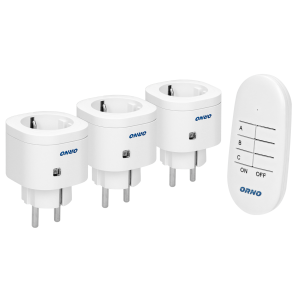 Set of wireless sockets with remote control, 3+1 MINI