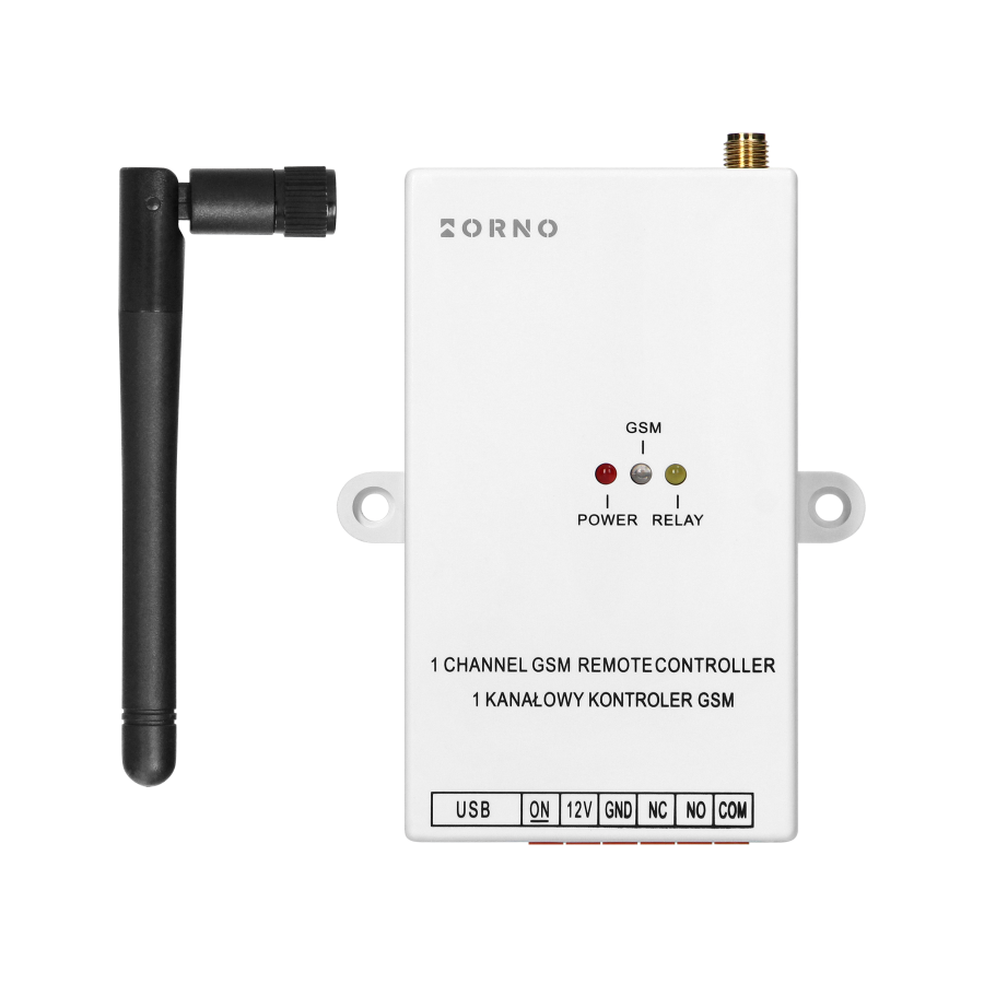 GSM controller to gate control, with USB input, 4G