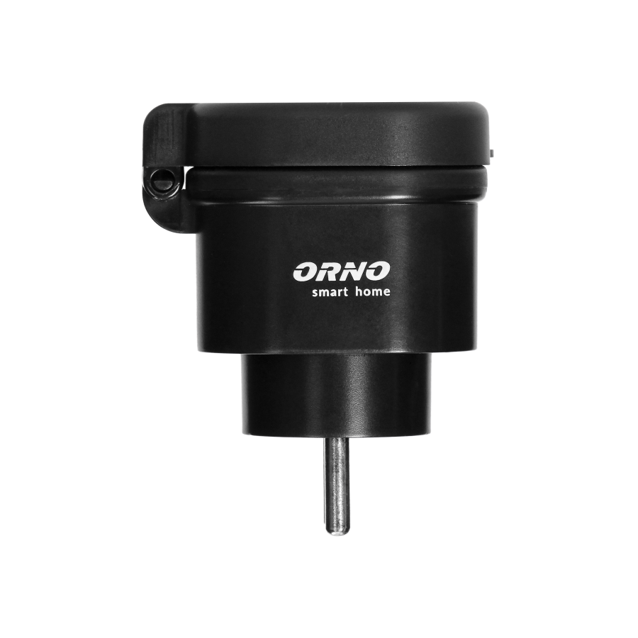 Gniazdo sieciowe zewnętrzne ORNO Smart Home sterowane bezprzewodowo, z odbiornikiem radiowym, IP44