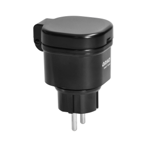 Outdoor wireless power socket with radio receiver, IP44, ORNO Smart Home, Schuko