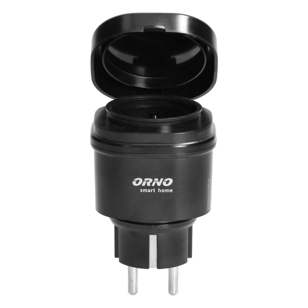 Outdoor wireless power socket with radio receiver, IP44, ORNO Smart Home, Schuko Outdoor wireless power socket with radio receiver, IP44, ORNO Smart Home, Schuko