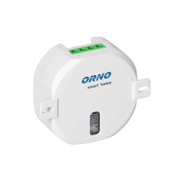 Przekaźnik podtynkowy (dopuszkowy) ORNO Smart Home sterowany bezprzewodowo, z odbiornikiem radiowym, obciążenie 1000W Przekaźnik podtynkowy (dopuszkowy) ORNO Smart Home sterowany bezprzewodowo, z odbiornikiem radiowym, obciążenie 1000W