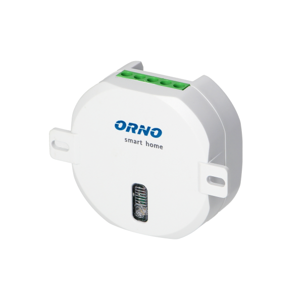 Przekaźnik roletowy ORNO Smart Home podtynkowy (dopuszkowy) sterowany bezprzewodowo, z odbiornikiem radiowym, maks. moc silnika 300W Przekaźnik roletowy ORNO Smart Home podtynkowy (dopuszkowy) sterowany bezprzewodowo, z odbiornikiem radiowym, maks. moc silnika 300W