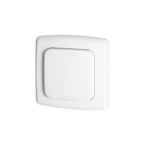 Switch with 1 channel and radio transmitter, used for wireless control of flush-mounted switches and sockets, surface-mounted, ORNO Smart Home