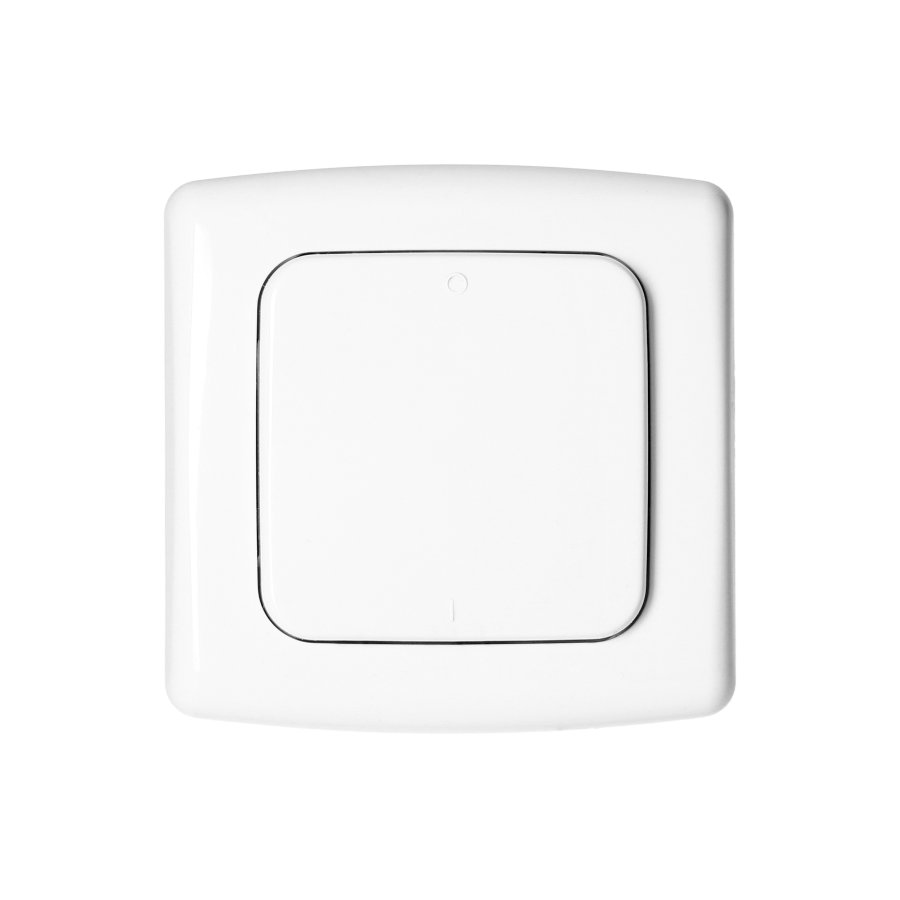 Włącznik pojedynczy natynkowy, do zdalnego sterowania włącznikami podtynkowymi i gniazdami, z nadajnikiem radiowym, ORNO Smart Home