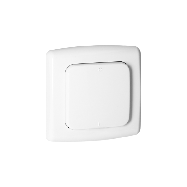 Switch with 1 channel and radio transmitter, used for wireless control of flush-mounted switches and sockets, surface-mounted, ORNO Smart Home
