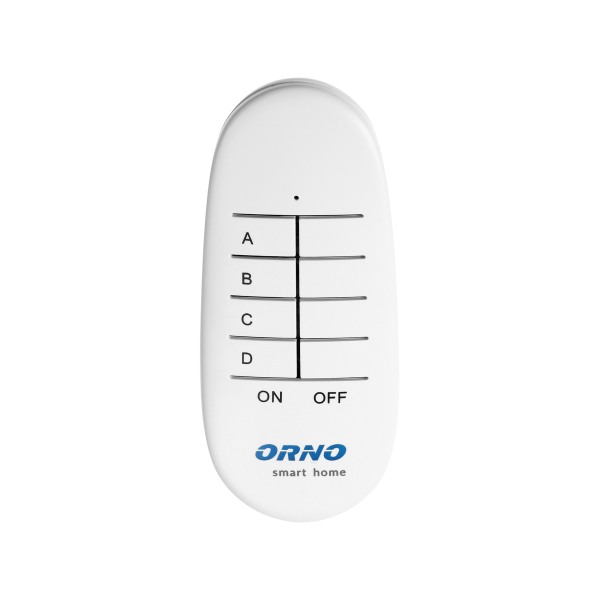 Pilot do zdalnego sterowania przekaźnikami podtynkowymi i gniazdami ORNO Smart Home, 4-kanałowy