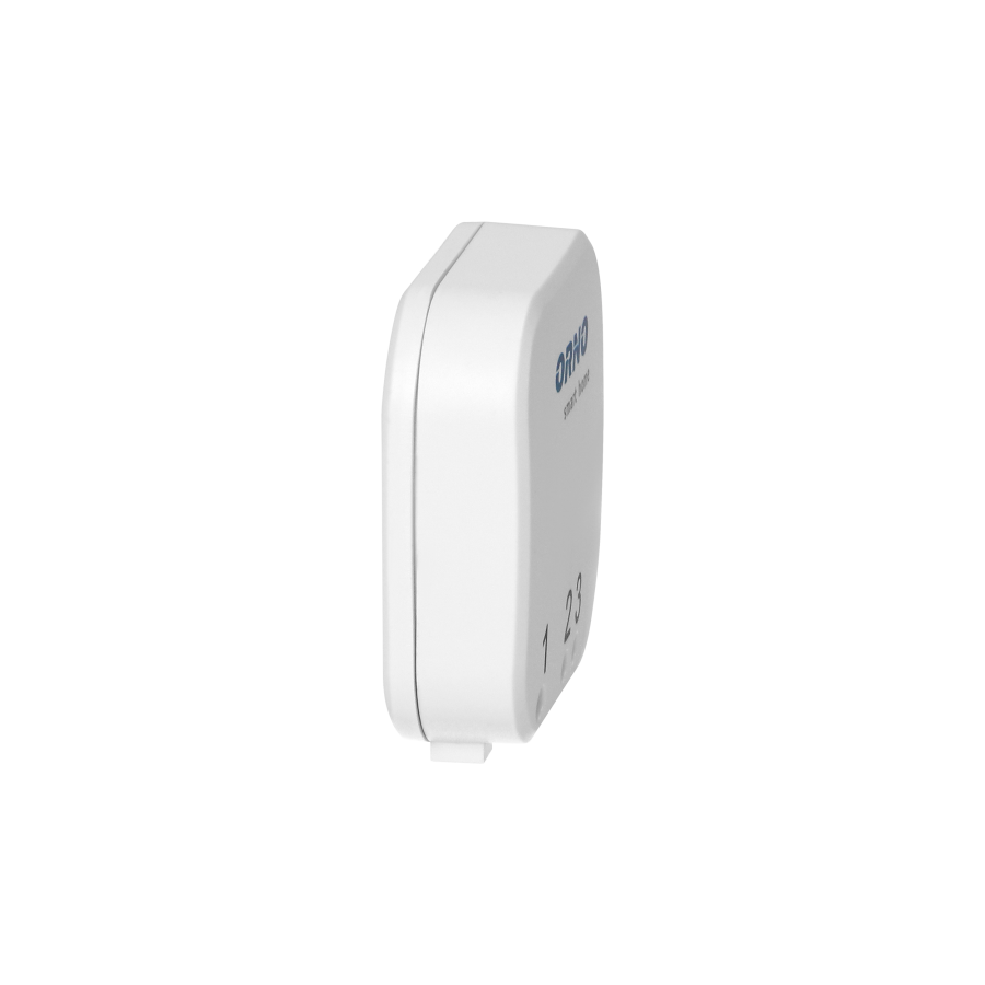 Wireless transmitter with 1 channel, compatible with any switch for wireless control of flush-mounted relays and sockets, Orno Smart Home