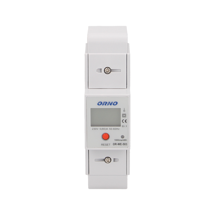 1-phase energy meter with additional calculator, 80A