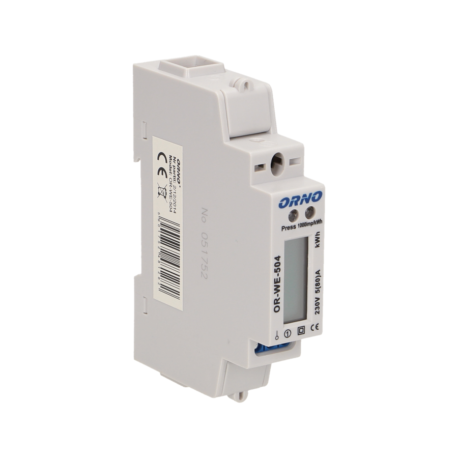 1-phase energy meter wtih RS-485, 80A