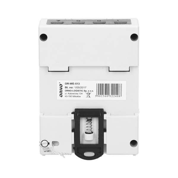 3-fazowy licznik energii elektrycznej, 80A, MID, 4,5 moduły, DIN TH-35mm 3-fazowy licznik energii elektrycznej, 80A, MID, 4,5 moduły, DIN TH-35mm