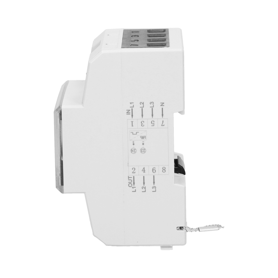 3-fazowy licznik energii elektrycznej, 80A, MID, 4,5 moduły, DIN TH-35mm