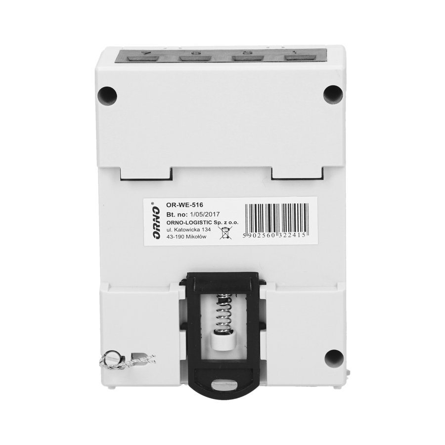 3-fazowy licznik energii elektrycznej, 80A, port RS-485, MID, 4,5 moduły, DIN TH-35mm