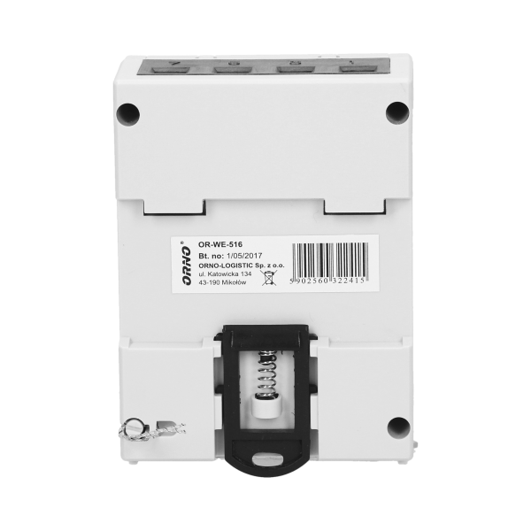3-fazowy licznik energii elektrycznej, 80A, port RS-485, MID, 4,5 moduły, DIN TH-35mm 3-fazowy licznik energii elektrycznej, 80A, port RS-485, MID, 4,5 moduły, DIN TH-35mm