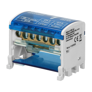 Blok rozdzielczy 2-rzędowy, 7 przewodów