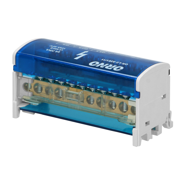 Double row power distribution block, 11 cable Double row power distribution block, 11 cable