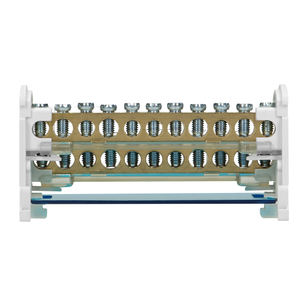 Double row power distribution block, 11 cable Double row power distribution block, 11 cable