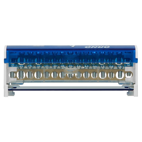 Double row power distribution block, 15 cables Double row power distribution block, 15 cables