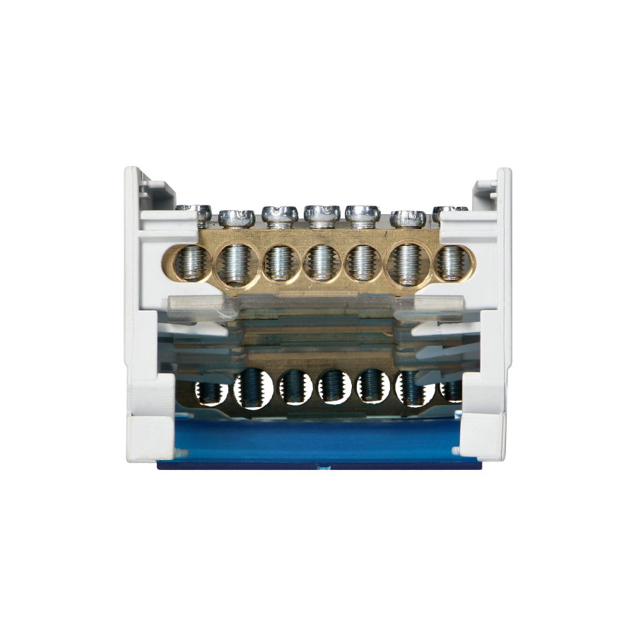 4-row power distribution block, 7 cables