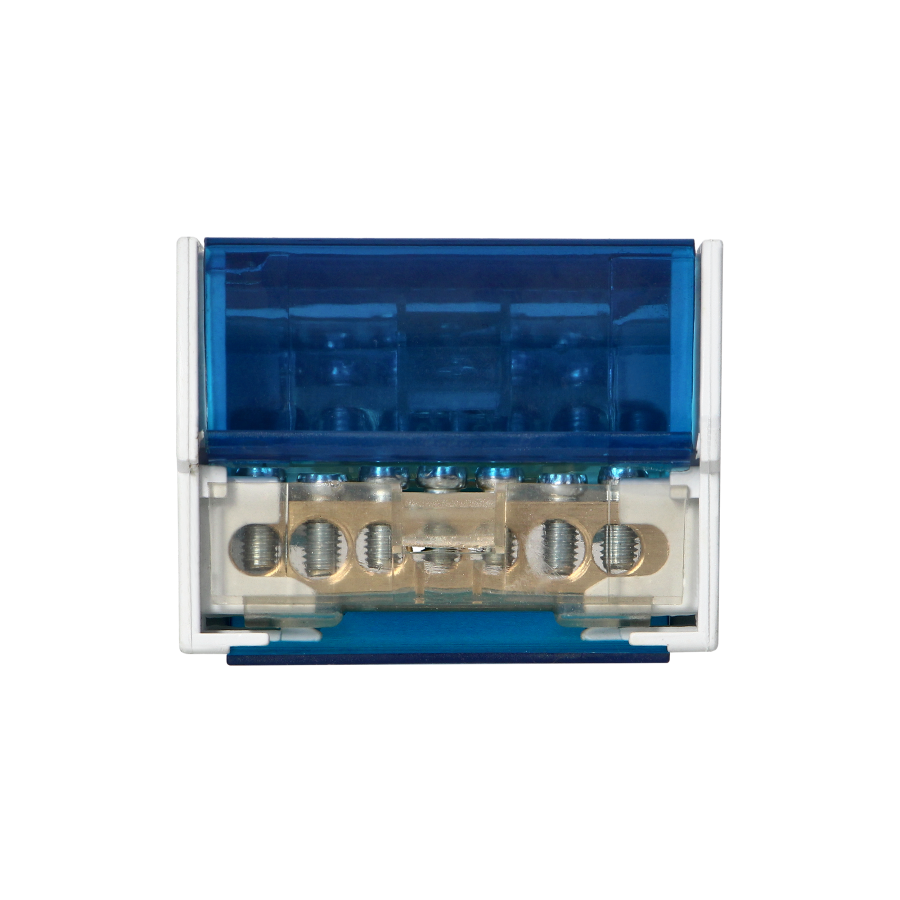 4-row power distribution block, 7 cables