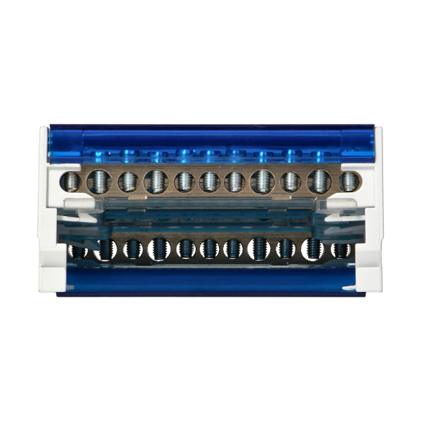 4-row power distribution block, 11 cables 4-row power distribution block, 11 cables