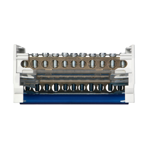 4-row power distribution block, 11 cables 4-row power distribution block, 11 cables