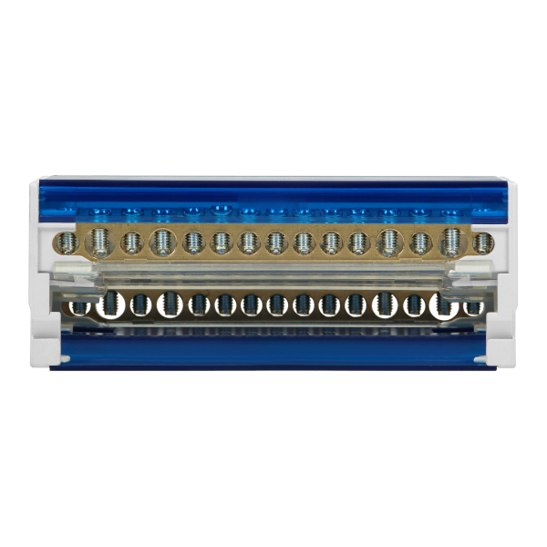 4-row power distribution block, 15 cables 4-row power distribution block, 15 cables