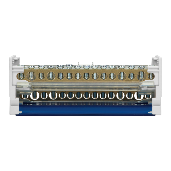 4-row power distribution block, 15 cables 4-row power distribution block, 15 cables