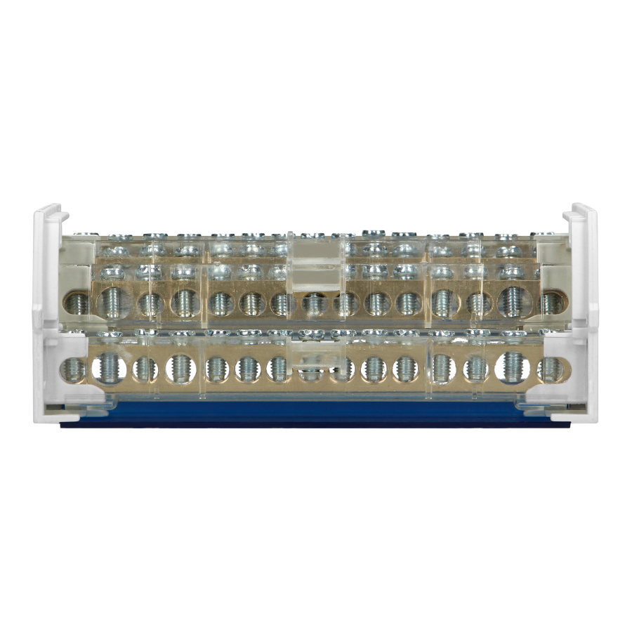 4-row power distribution block, 15 cables