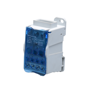 Power distribution block 500A, input terminal (rail) 8x24x1, output terminals 4x10, 5x16 and 2x25mm²