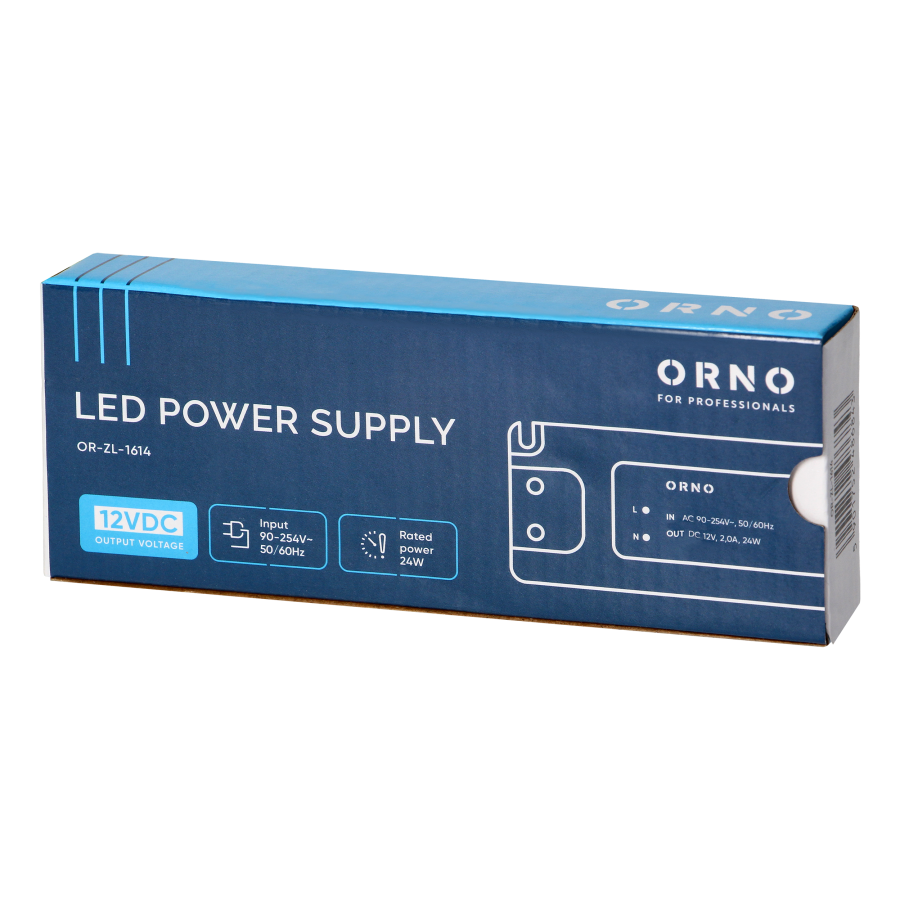 Zasilacz do LED 12VDC 24W, IP20