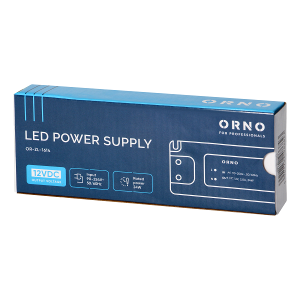 Zasilacz do LED 12VDC 24W, IP20