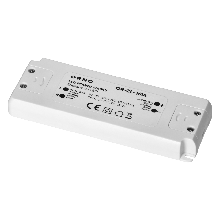 Zasilacz do LED 12VDC 24W, IP20